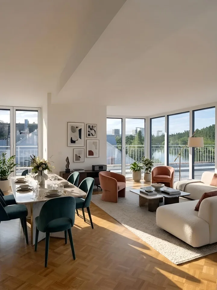 ERSTVERMIETUNG 3.5- Zimmer-Attika-Wohnung, 8049 Zürich zu vermieten