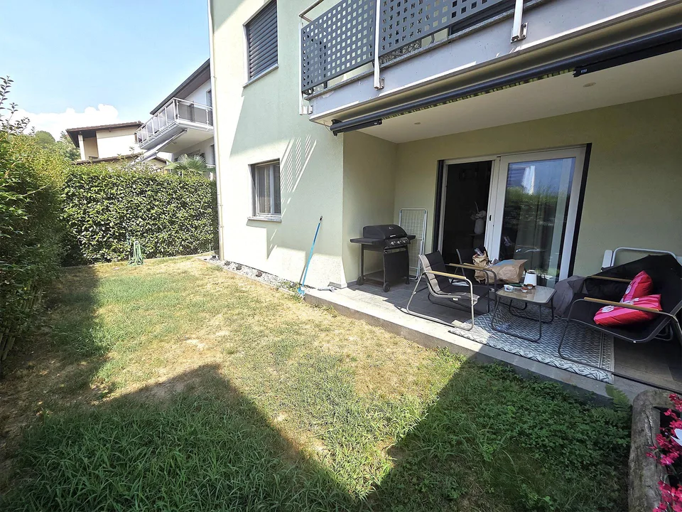 Appartement de 3,5 pièces avec jardin à Camorino