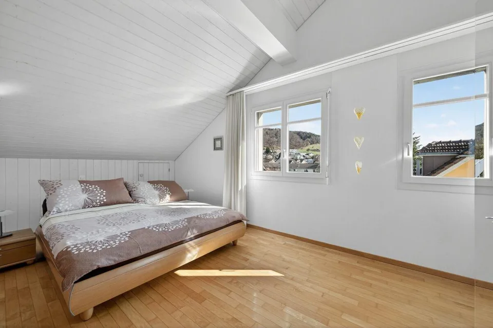 Una casa con vista, ben mantenuta e situata al centro