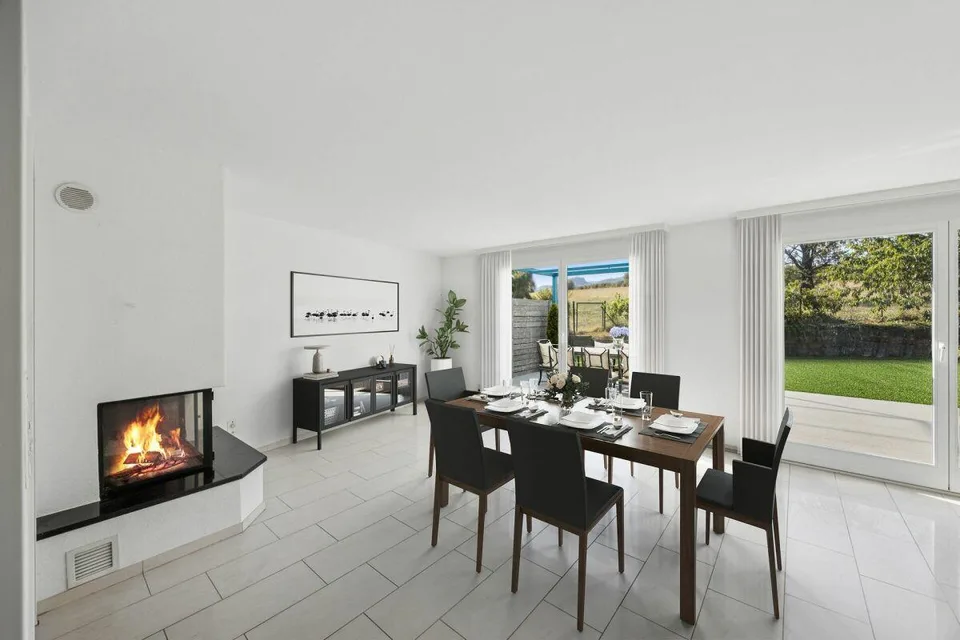 Maison individuelle en rangée moderne de 5 ½ pièces avec garage et belle vue – photo 3 sur 10