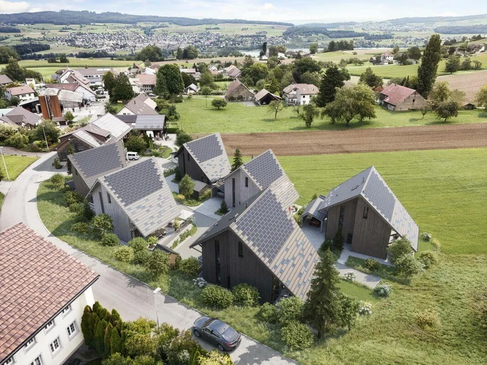 Baustart erfolgt - Einfamilienhäuser aus 100 % Schweizer Vollholz – photo 8 sur 9
