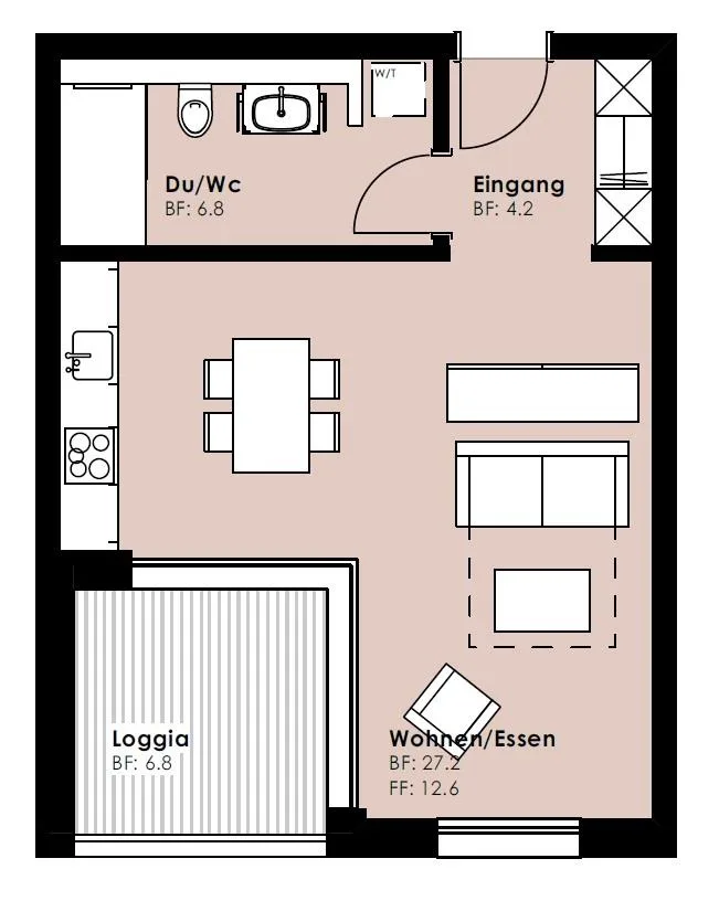 Neubauwohnung sucht Nachmieter – Foto 5 von 5