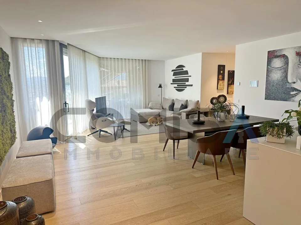 CUREGGIA - LUGANO Elegante appartamento 5.5 locali arredato – foto 3 di 10