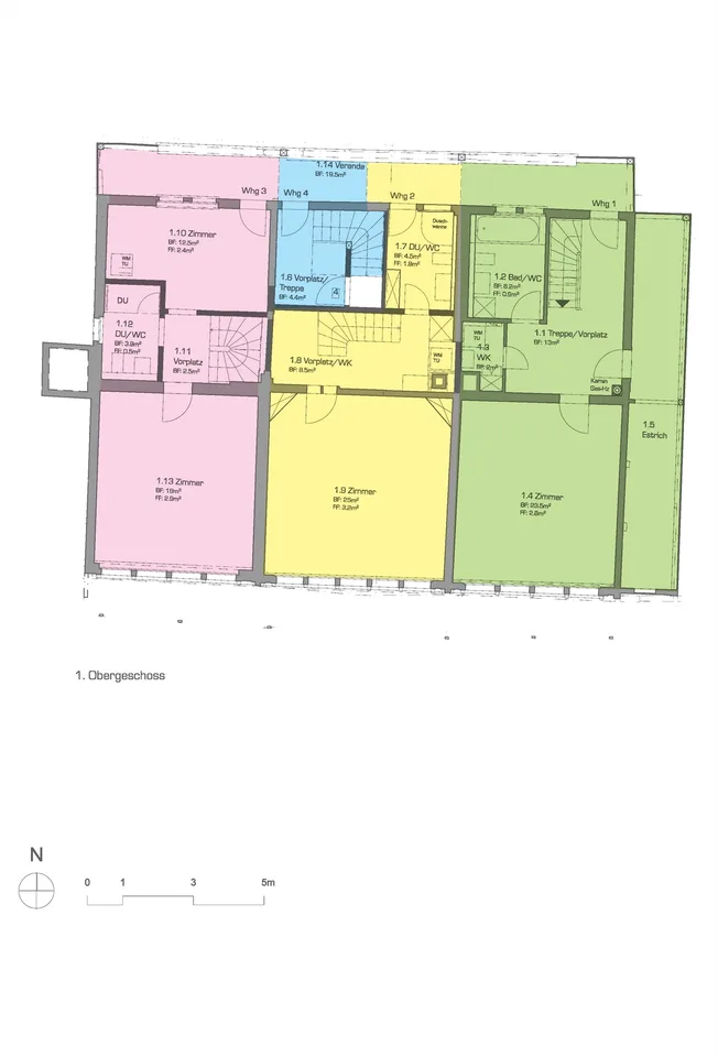 Historische Altbauwohnung Renoviert im 2022