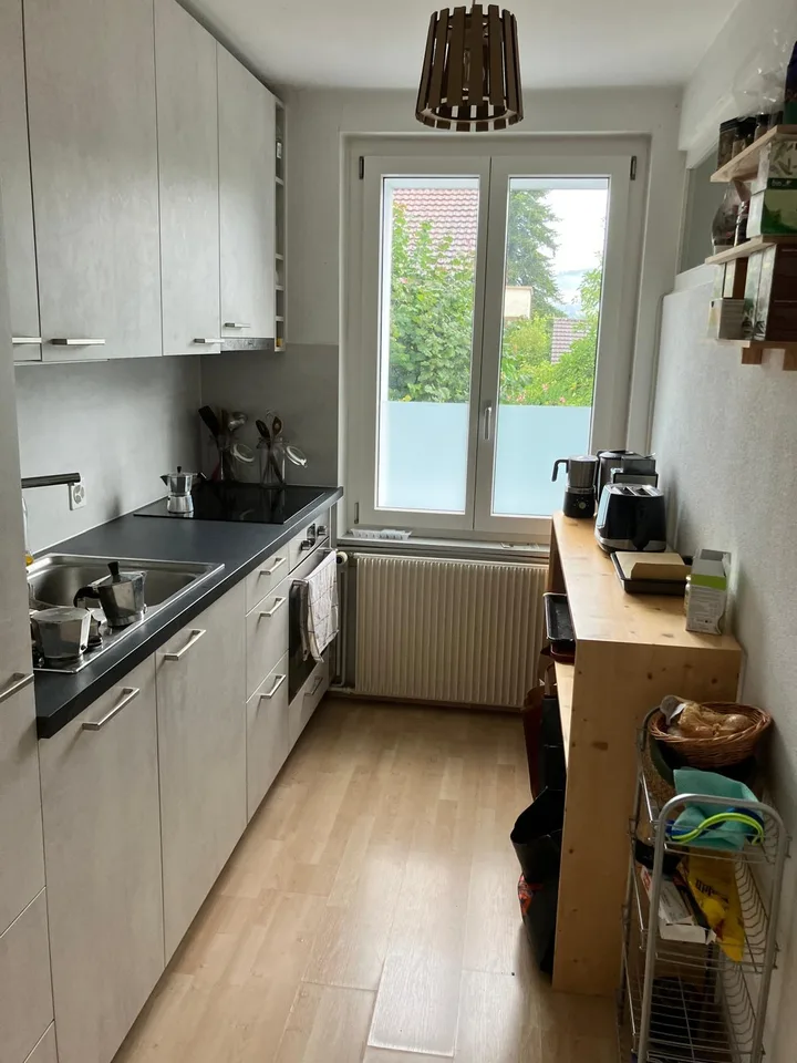 Zunzgen: zu vermieten sonnige 3-Zimmerwohnung im EG, frisch renoviert
