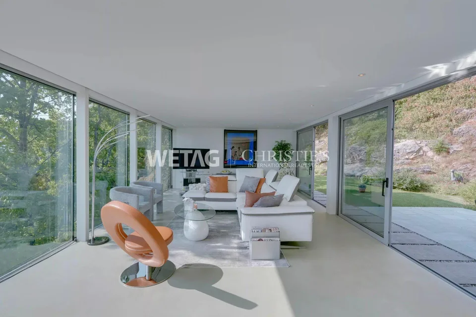 Lugano-Carona: Villa moderna con vista panoramica mozzafiato sul Lago di Lugano in vendita ? Abitazione secondaria possibile – foto 4 di 13