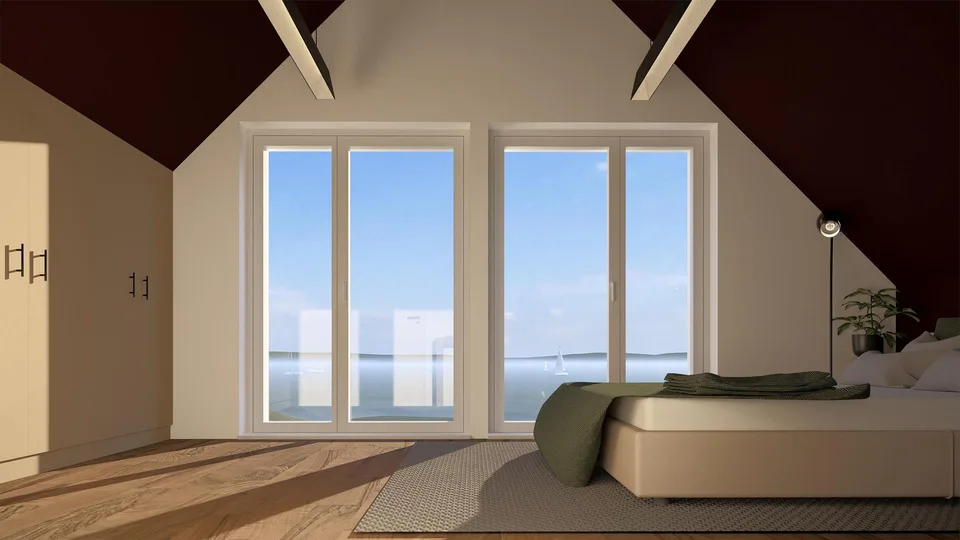 Moderne Doppeleinfamilienhaushälften mit Blick auf den Bodensee – foto 6 di 9