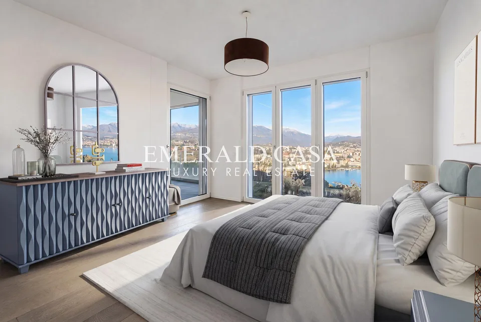 Elegante 4.5 Locali con Terrazze e Vista Lago – Foto 3 von 6