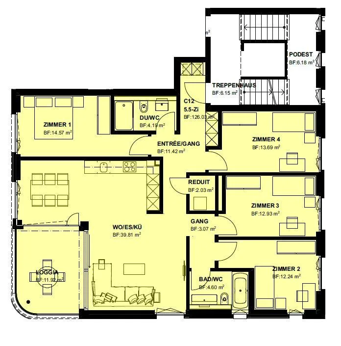 Familienwohnung nahe am Ägerisee