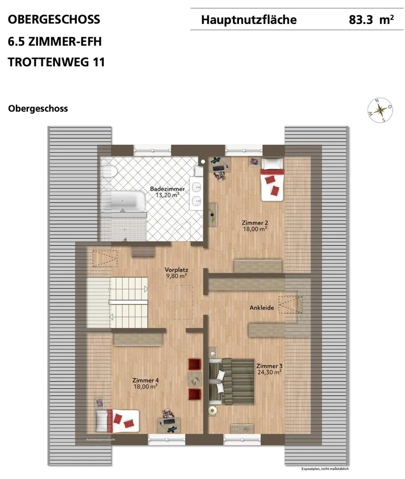 6.5-Zi-Haus im Zürcher Weinland – WG & Haustiere willkommen