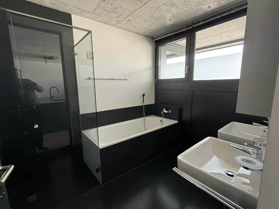 3 1/2 Zimmer Atttikawohnung im Loftcharakter mit gedeckter Terrasse