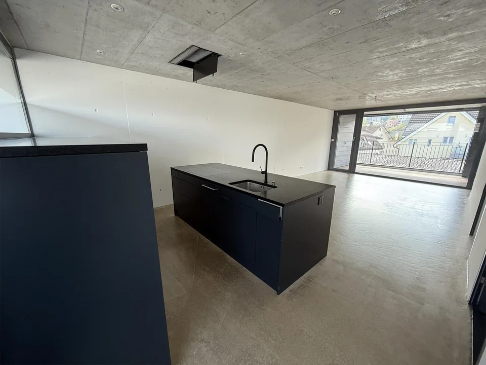 3 1/2 Zimmer Atttikawohnung im Loftcharakter mit gedeckter Terrasse
