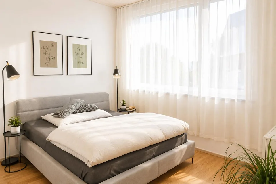 Modern, ruhige, zentrumsnahe Lage, grosse Terrass