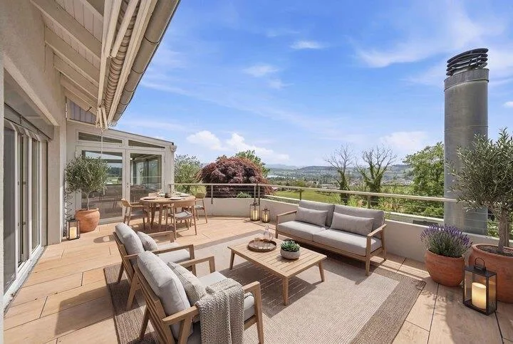 PRIME SLOPE LOCATION WITH PANORAMIC VIEWS OF LAKE SEMPACH – photo 6 of 8