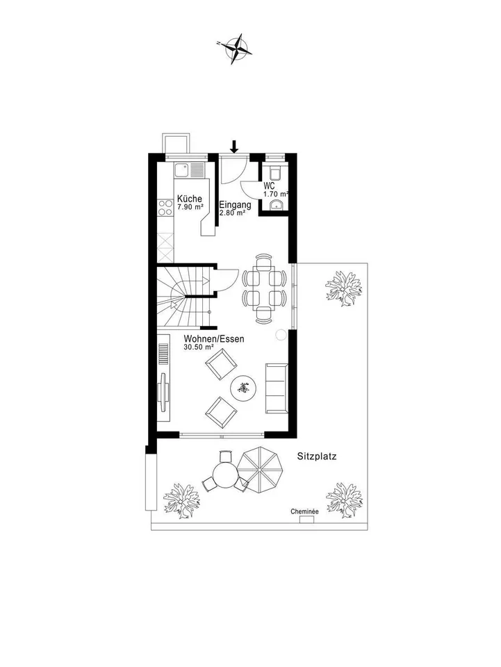 4.5-Zimmer-Reiheneckhaus im familienfreundlichen Quartier – Foto 15 von 21
