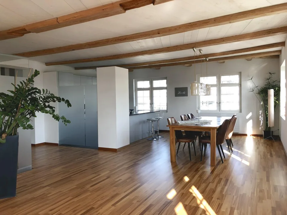 Exklusives Wohnen im historischen Riegelbau in Andwil SG