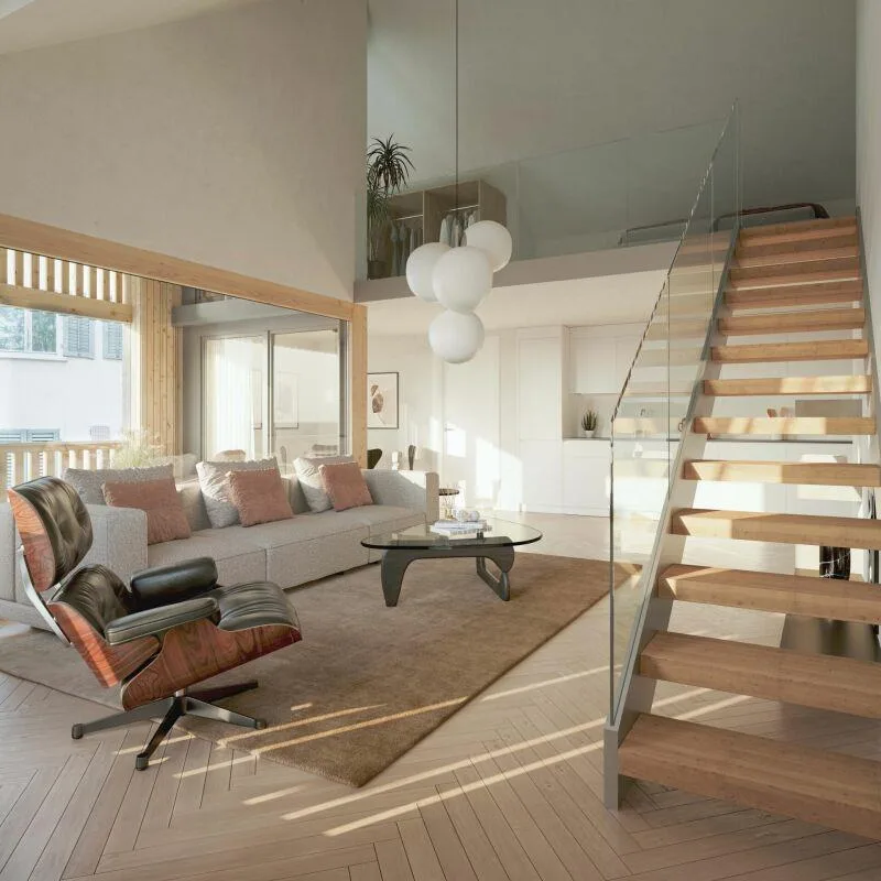 Appartamento mansardato di 2,5 locali in una zona residenziale idillica a Oberschan – foto 2 di 4