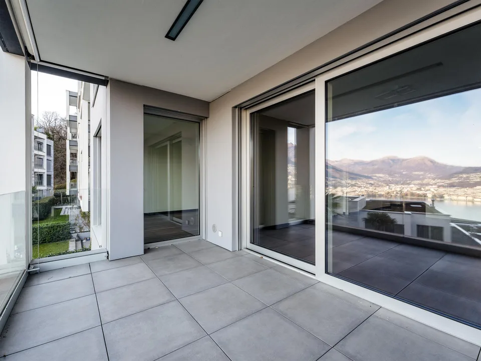 Moderno 3.5 locali con vista lago a Paradiso – foto 13 di 16