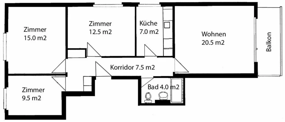 Schöne Wohnung zu fairem Preis – photo 13 sur 13