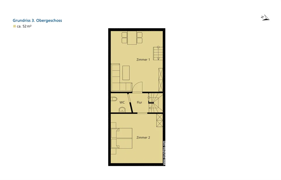 Wunderschöne 6.5 Maisonette Wohnung – Foto 12 von 13