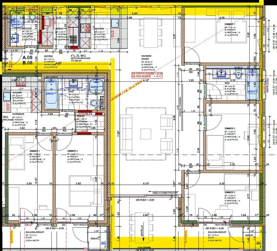 Appartement moderne 4.5 pièces dans l'ensemble immobilier Hohburg à Belp