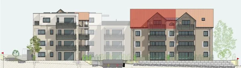 Appartement mansardé charmant dans un lieu idyllique