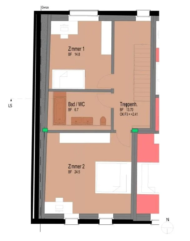 Maison Flarz moyenne de 5 pièces neuve avec un coin salon de jardin confortable – photo 11 sur 13