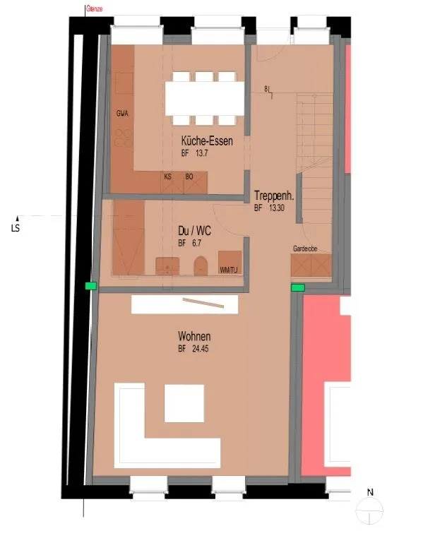 Maison Flarz moyenne de 5 pièces neuve avec un coin salon de jardin confortable – photo 10 sur 13