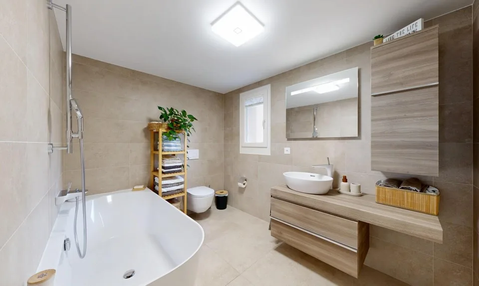 Bella casa a schiera di 4,5 locali con giardino e vista aperta – foto 8 di 14