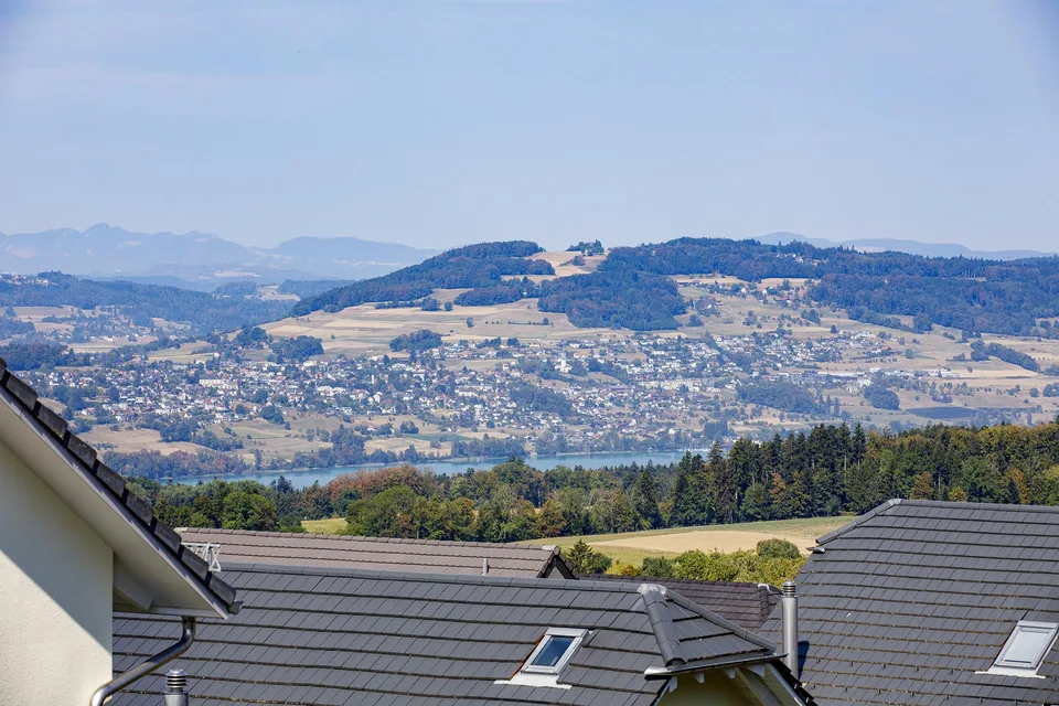 Exklusive 5.5 Zimmer Terrassenwohnung mit Berg- und Panoramasicht – photo 4 sur 21