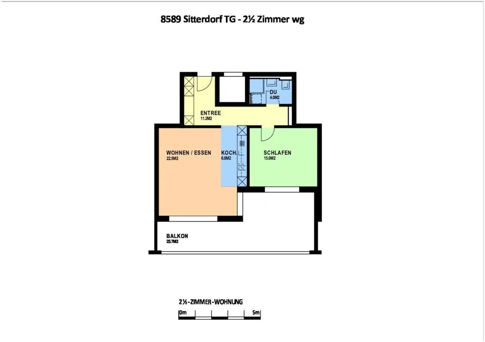 2 1/2 Zimmer Wohnung in Sitterdorf b/Bischofszell