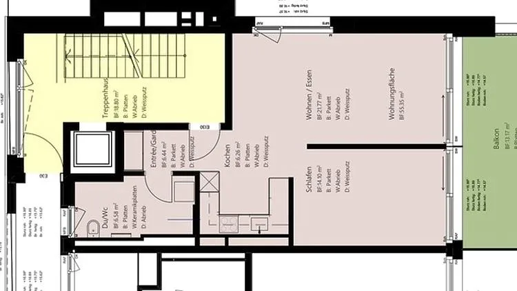 2½ ZI-WOHNUNG IN ZÜRICH - KREIS 8 RIESBACH, MÖBLIERT, TEMPORÄR – photo 18 sur 18