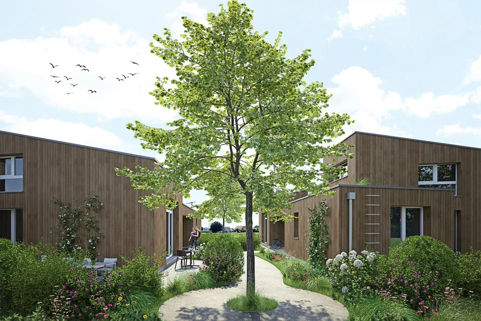 Casa a schiera in stile casa studio - moderna, individuale e a contatto con la natura – foto 3 di 8