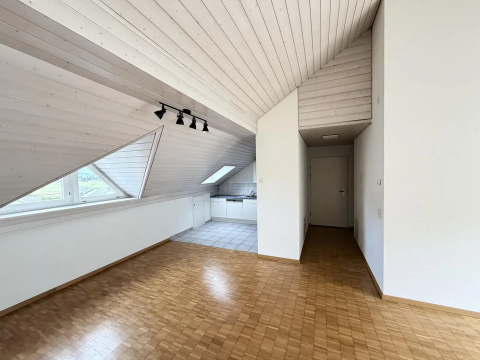 2.5 Zimmer Dachwohnung mit Blick ins Grüne - Buttikon SZ