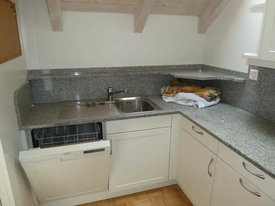Cozy 3.5-room attic apartment with soapstone stove and gallery