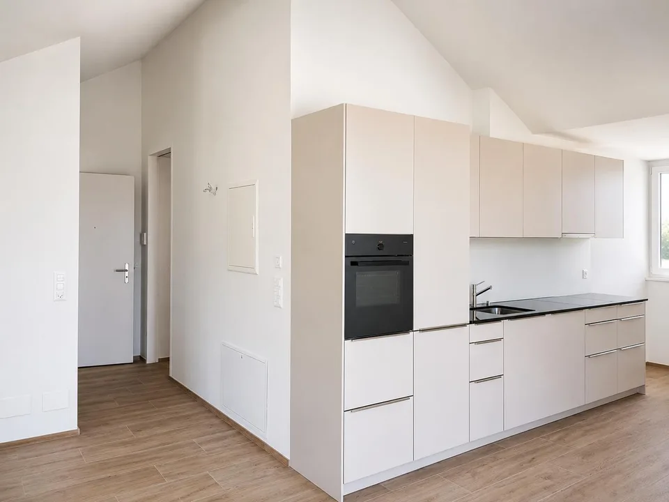 Helle, moderne 2.5 Zimmer-Dachwohnung mit hohem Standard in Dornach