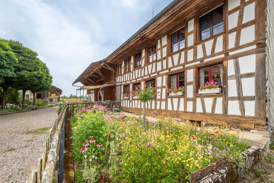 Stilvolles Fachwerkhaus mit Gewerbe und Pferdeinfrastruktur – Foto 28 von 30