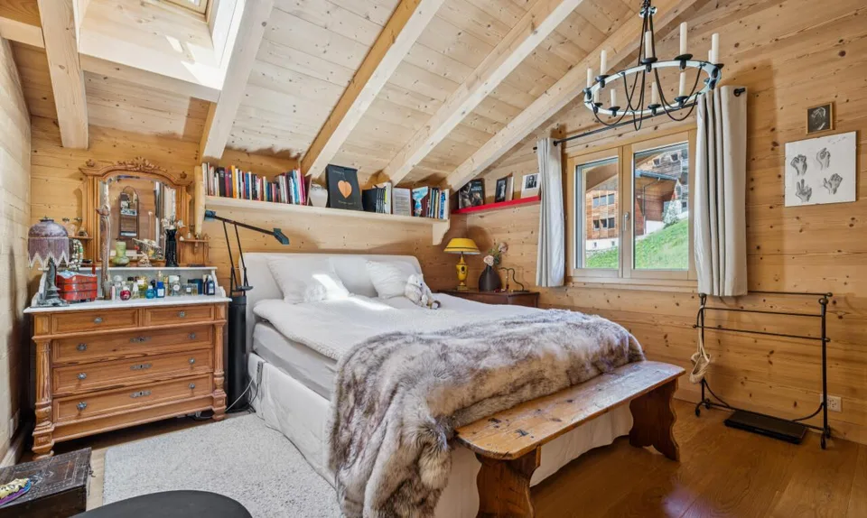 Architect's chalet with independent apartment and view of the Dents – photo 9 of 11
