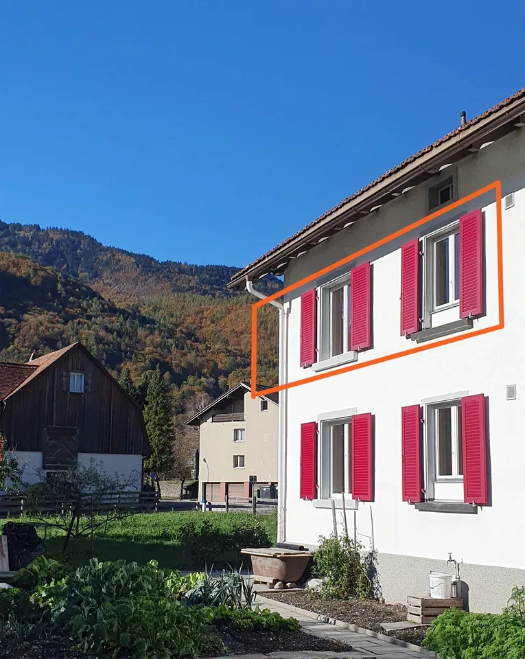 Gemütliche und helle Altbauwohnung im 1. Stock, Bad Ragaz