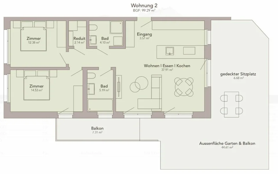 3.5-Zimmer-Wohnung 1. OG ERSTWOHNSITZ – Foto 7 von 7