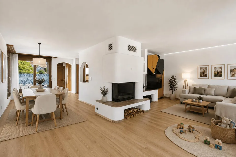 6 ½ Zimmer-Doppeleinfamilienhaus mit viel Platz und Potenzial in Ki... – Foto 4 von 14