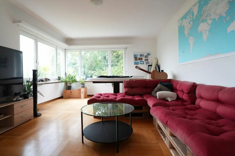 4-Zimmerwohnung mit Blick ins Grüne und zwei Balkone