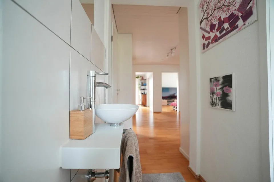 4-Zimmerwohnung mit Blick ins Grüne und zwei Balkone