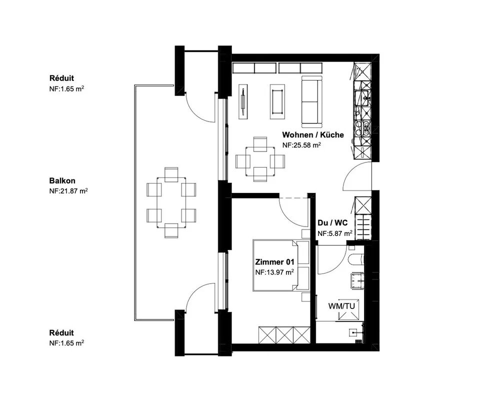 Tanneggerpark 2.5 Zimmer-Neubauwohnung Haus A