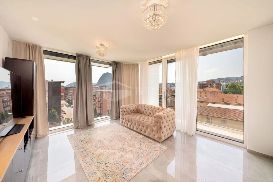 MODERN FURNISHED ONE-BEDROOM APARTMENT IN CENTRAL LUGANO – photo 2 of 19