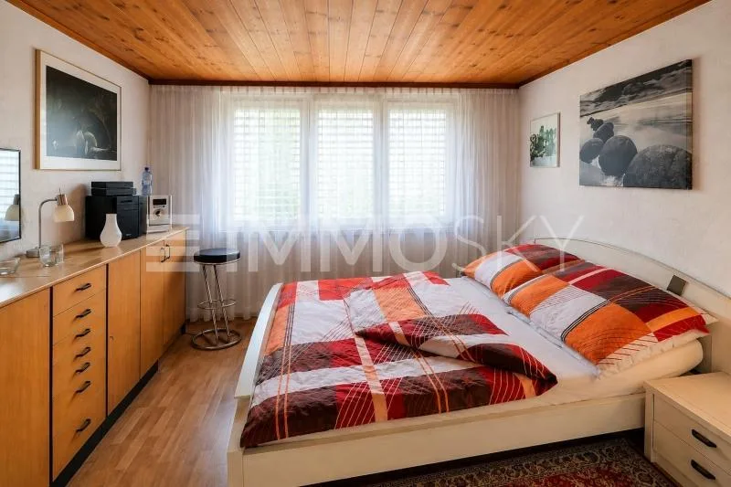 Cozy living with a green plus