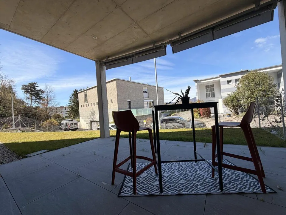 PREGASSONA · RENT TO BUY 3½ LOCALI CON TERRAZZA COPERTA E GIARDINO – Foto 6 von 14
