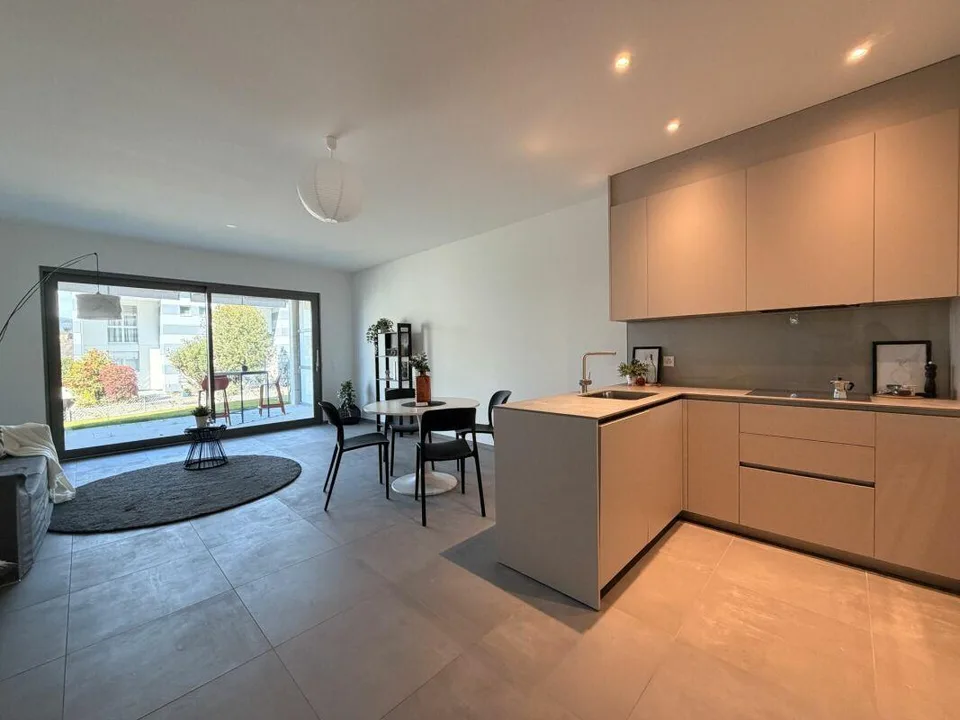 PREGASSONA · RENT TO BUY 3½ LOCALI CON TERRAZZA COPERTA E GIARDINO – Foto 4 von 14