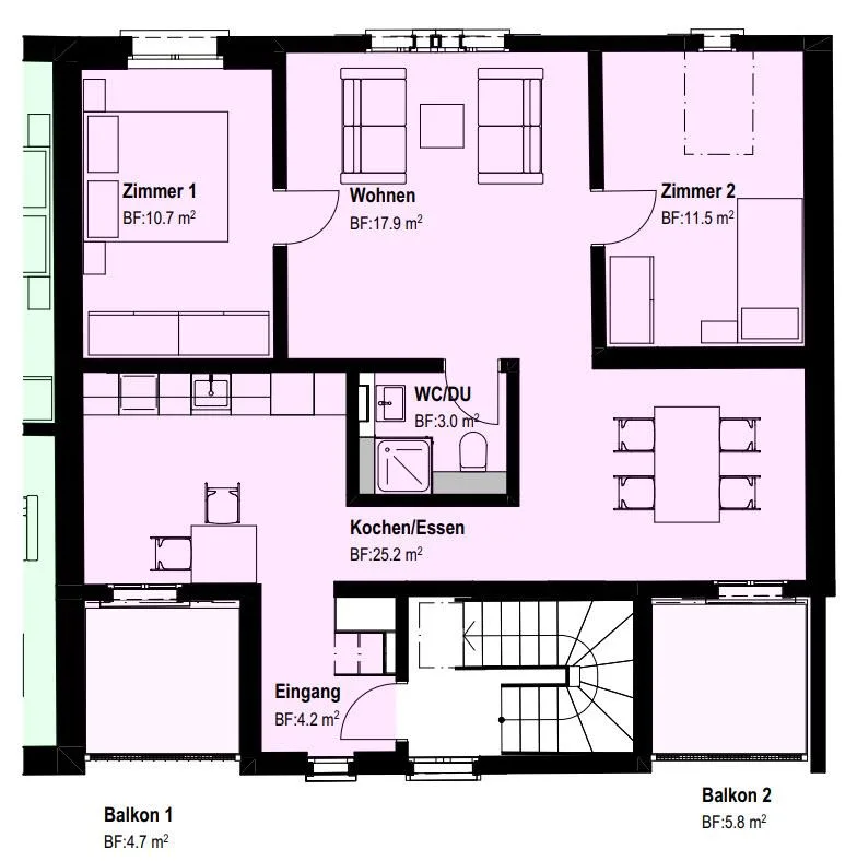 Tolle Wohnung an zentraler Lage - Baselstrasse 83 in Luzern! – photo 8 sur 8