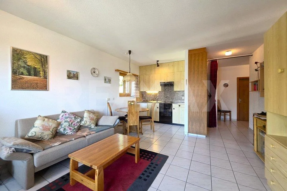 Appartement cosy de 2,5 pièces avec vue panoramique à Albinen ensoleillé – photo 6 sur 13